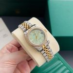 Rolex Datejust 31mm Mint Green Dial 316L Steel Two-tone Gold Jubilee Bracelet Lady Watch